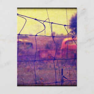 Carte Postale Voitures et camionnettes qui s'écartent