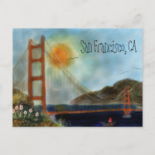 Carte Postale Voitures postales du San Francisco Golden Gate Bri