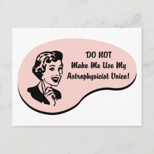 Carte Postale Voix astrophysicienne
