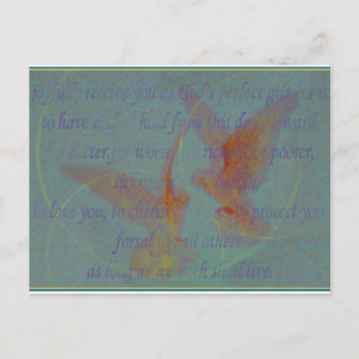 Carte Postale Voix de mariage