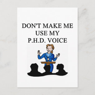 Carte Postale Voix PHD