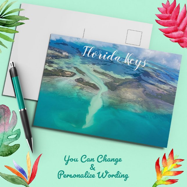 Carte Postale Vol au-dessus de Key West Florida (Créateur téléchargé)