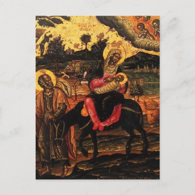 Carte Postale Vol en Egypte par Emmanuel Tzanes (Devant)