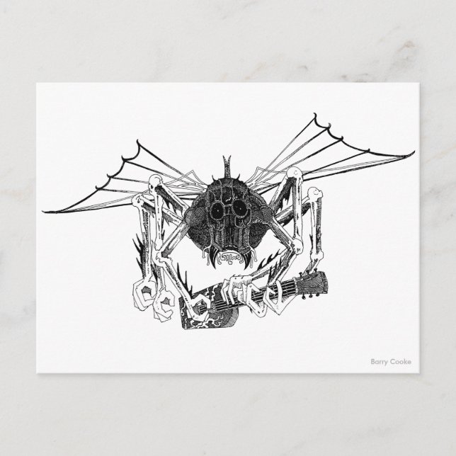 CARTE POSTALE VOL WETA AVEC GUITAR (Devant)