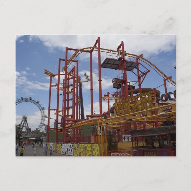 Carte Postale Volare Im Prater Wien (Devant)