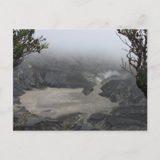 Carte Postale Volcan actif, Bandung Indonésie