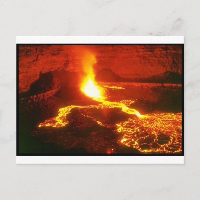 Carte Postale Volcan de Kilauea (Devant)