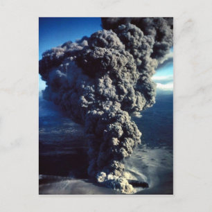 Carte Postale Volcan fumant