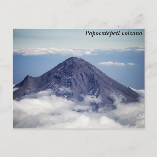 Carte Postale Volcan Popocatépetl, Mexique (Devant)