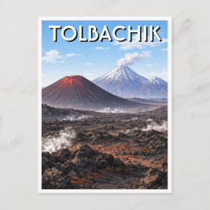Carte Postale Volcans Tolbachik Russie