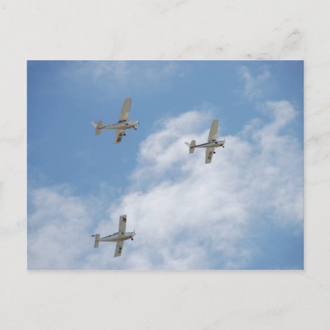 Carte Postale Voler avec moi (Devant)