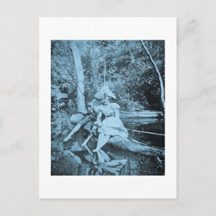 Carte Postale Voler un baiser (Cyanotope)