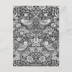 Carte Postale Voleur de fraises gris, William Morris