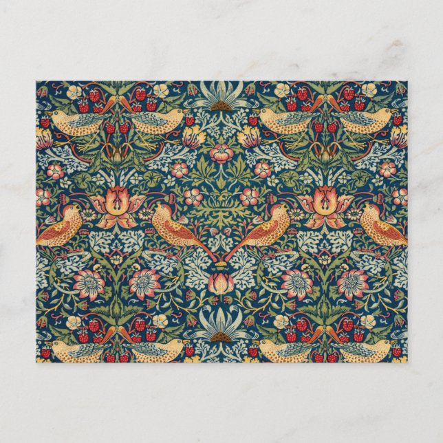 Carte Postale Voleur de fraises par William Morris (Devant)