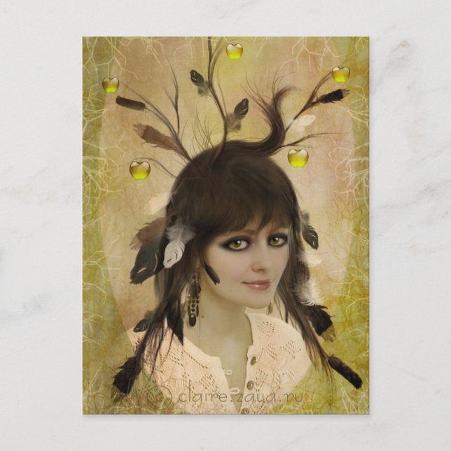 Carte Postale Voleur de pommes (Devant)