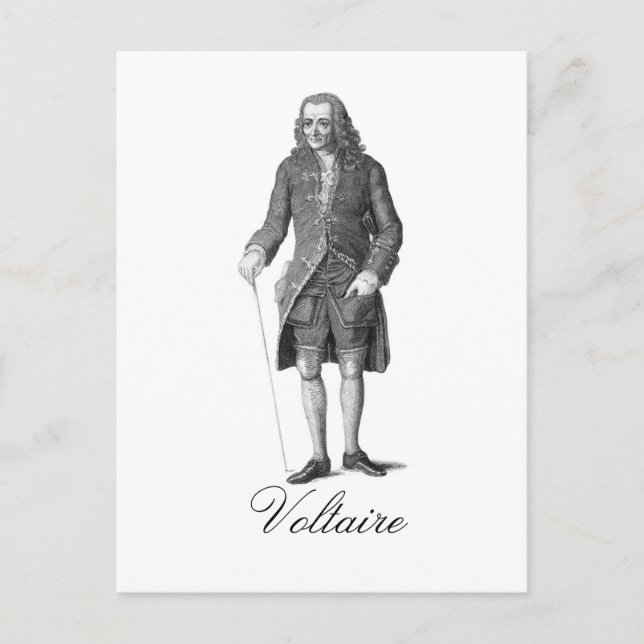 Carte Postale Voltaire (Devant)