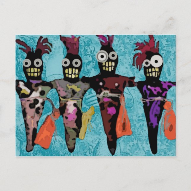 Carte Postale Voodoo Dolls (Devant)