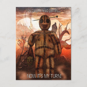 Carte Postale Voodoo-ing 1 "Head Games" FUNNY