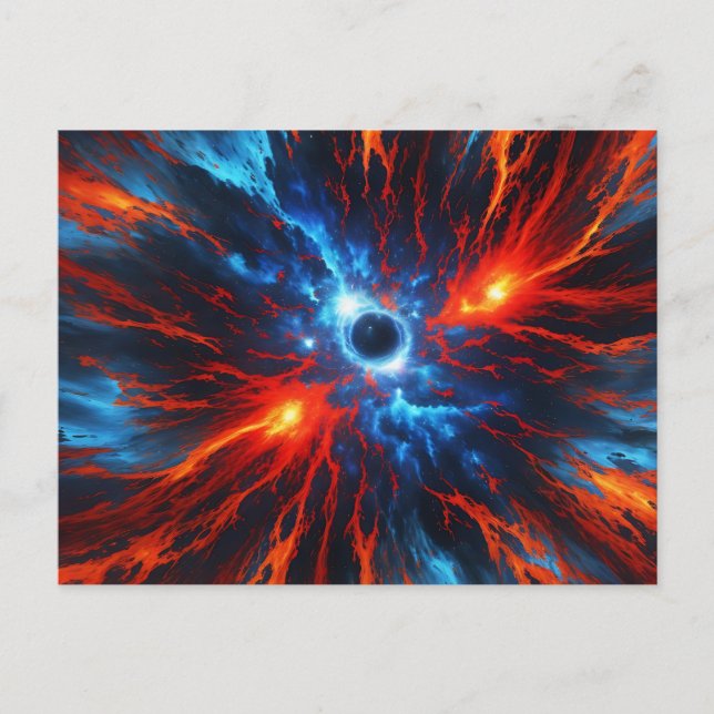 Carte Postale Vortex nébuleux (Devant)