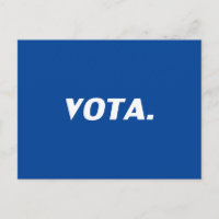 Vota vote en espagnol bleu blanc politique moderne