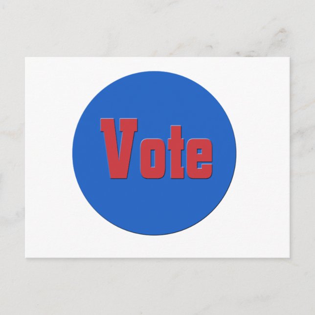 Carte Postale vote (Devant)