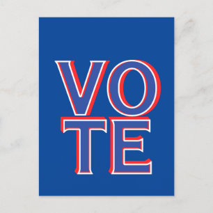 Carte Postale Vote Campagne politique Marchandises