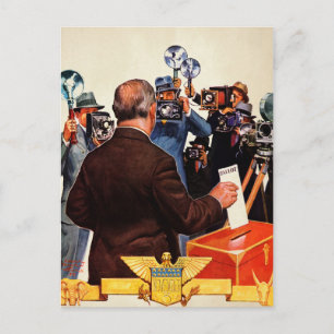 Carte Postale Vote du candidat