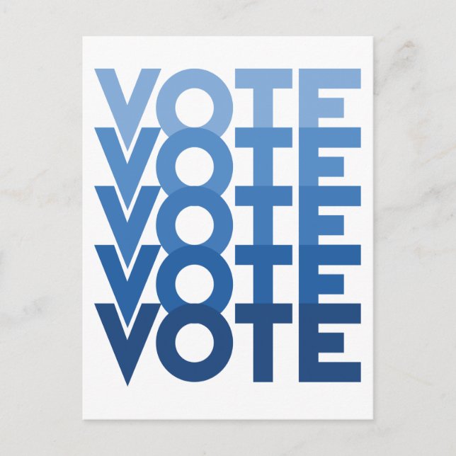 Carte Postale Vote Elections Voting Rights Voter Politics (Devant)