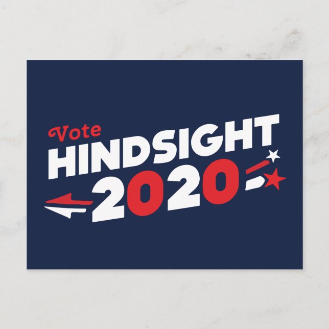 Carte Postale Vote hindsight (Devant)