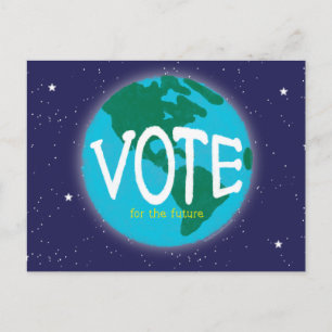 Carte Postale Vote Pour L'Avenir De La Terre