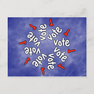 Carte Postale Vote : Regarde !