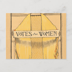 Carte Postale Votes Pour Le Mouvement Du Suffrage Féminin 1913