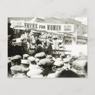 Carte Postale Votes pour les femmes, août 1908