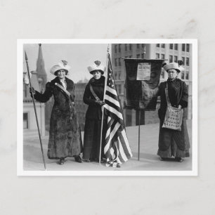Carte Postale Votes pour les femmes Inspiré de l'ancien Suffrag