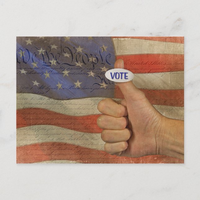 Carte Postale Votez ! (Devant)