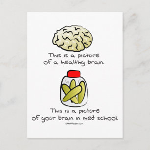 Carte Postale Votre cerveau à l'école de médecine