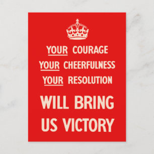 Carte Postale Votre Courage Votre Gentillesse Votre Résolution