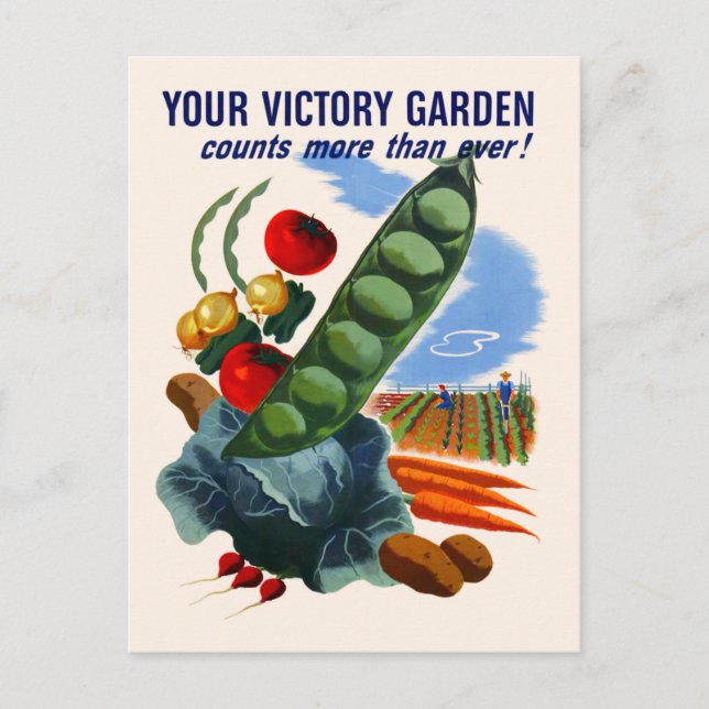 Carte Postale Votre Jardin de la Victoire (Devant)