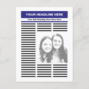 Carte Postale Votre journal
