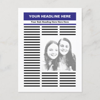 Carte Postale Votre journal