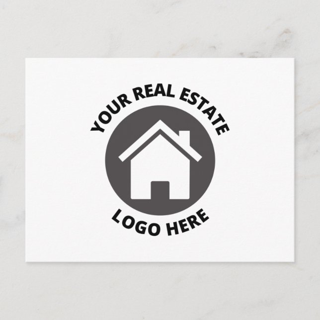 Carte Postale Votre logo immobilier ici (Devant)
