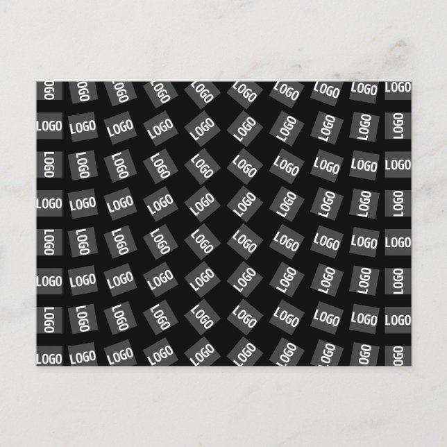 Carte Postale Votre logo | Logo, Motif de conception ou d'image  (Devant)
