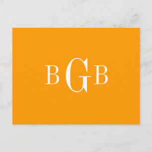 CARTE POSTALE - votre monogramme