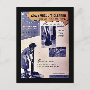 Carte Postale Votre Nettoyeur De Vacuum