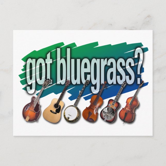 Carte Postale "Vous avez Bluegrass ?" (Devant)