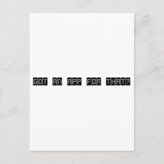 Carte Postale vous avez une application pour ça ?