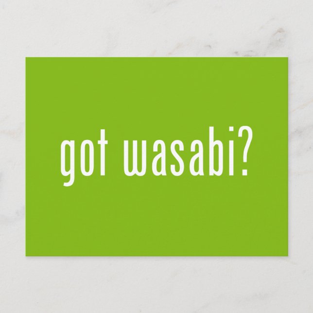Carte Postale vous avez wasabi ? (Devant)
