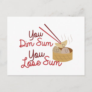 Carte Postale Vous Dim Sum