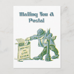 Carte Postale Vous envoyer un courrier - ou pas !