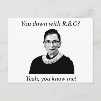 Carte Postale Vous êtes avec RBG ?
